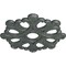 Ekena Millwork Angel Ceiling Medallion (Canopies up to 4 3/8"), 20 7/8"OD x 3 5/8"ID x 1"P, Athenian Green Crackle CM20ANAGC - alternate 4